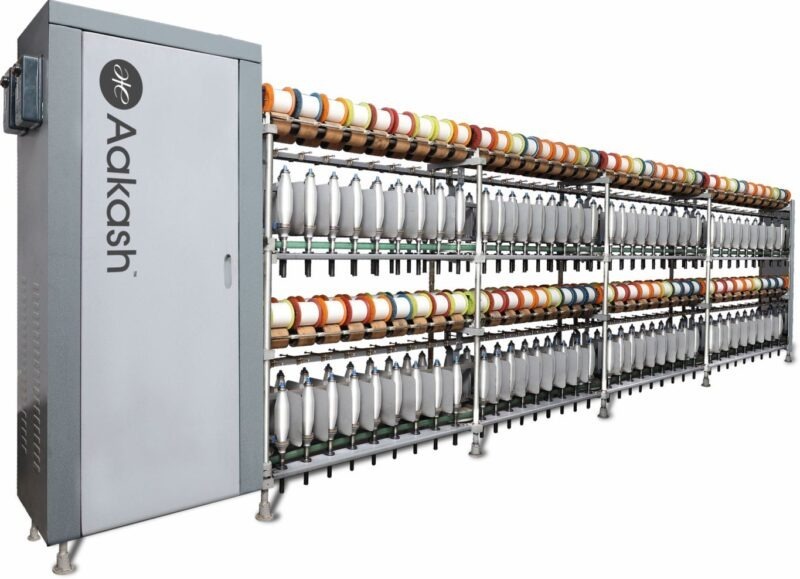 16003-139_image_0.jpg Aakash Filament Yarn TFO Yarn Twisting Machine ATE -100 E upto 648 spindles upto 18 sections