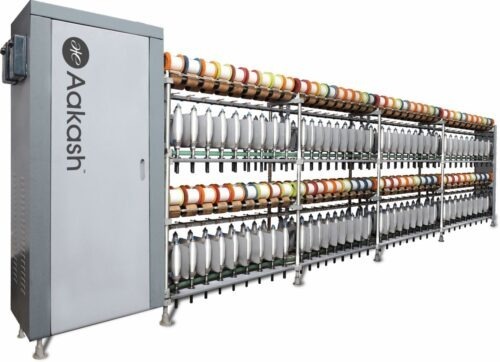 16003-141_image_0.jpg Aakash Filament Yarn TFO Yarn Twisting Machine ATE -100 E upto 648 spindles upto 18 sections