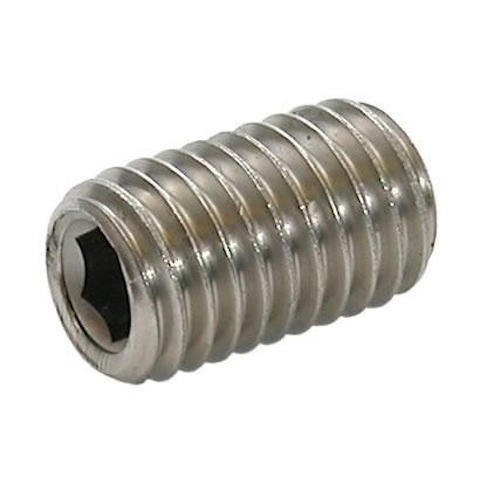 PIC Slotted Head Flat End Set Grub Screw