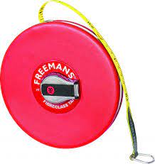 16004-7928_image_0.jpg FREEMANS 13 mm Steel Measuring Tapes Leatherette+ 10 m Red
