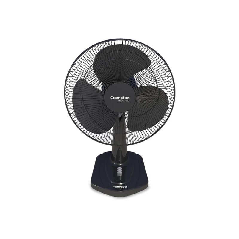 Crompton 400 mm 3 Blades Black Table Fan