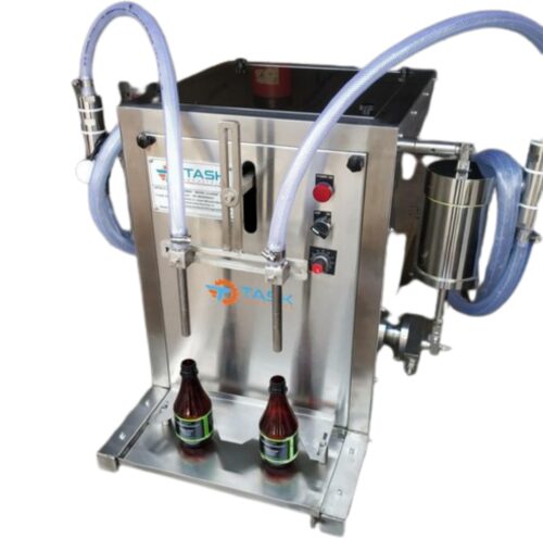 16021-641_image_0.jpg Task 14 - 16 bottle/min Liquid Semi Automatic Filling Machine TISF20