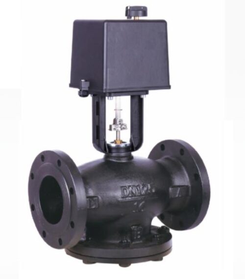 VTM DN 40 - DN 200 mm Motorized Cast Iron and Satinless Steel Globe Valves Threaded