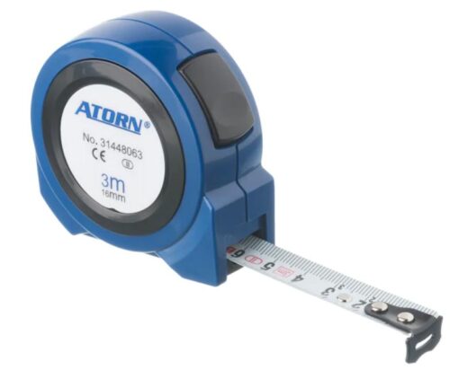 16050-414_image_0.jpg ATORN 16 mm ABS Plastic, Steel Measuring Tapes 37003035 3 m Blue