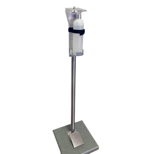 Floor Mounted Foot Operated Sanitizer Dispenser