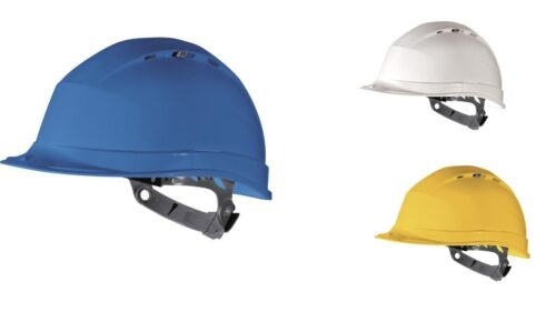 DELTAPLUS Polypropylene Multiple Colours Air Ventilated Safety Helmets QUARTZ I