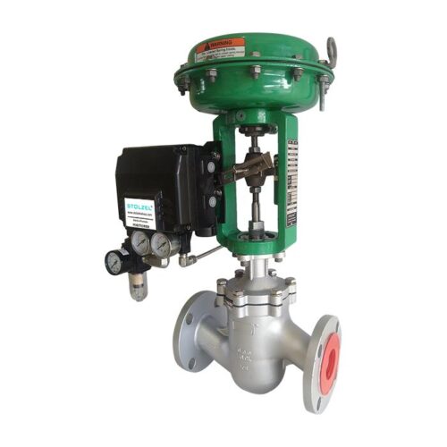 STOLZEL 15 - 300 NB 2 Way SS 304 Globe Valves Flanged