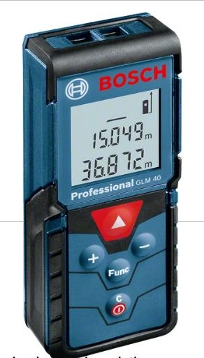16117-1500_image_0.jpg Bosch Laser Range Finder GLM 40 15 Mtr