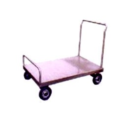 16138-592_image_0.jpg CHEFFMATE KITCHEN 4 Wheel Platform Trolley 250 kg