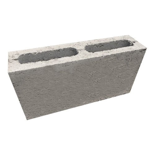 16139-65_image_0.jpg Rectangular 200 mm Hollow Concrete Blocks 1500 Kg/cu m
