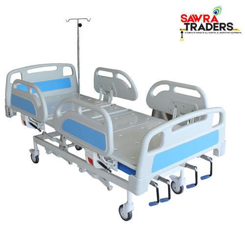 16231-114_image_0.jpg Sawra Traders ST-04 Manual Operated ICU Bed MS tubular frame 1900L x 900 x 460/750 ± 25mm.