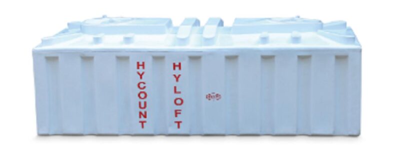 HYCOUNT Hyloft Polyethylene Water Tanks 1000 L White