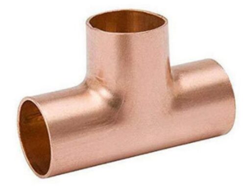 Copper Equal Tees 225 mm