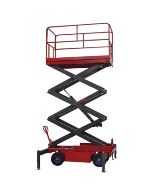 16270-1238_image_0.jpg Excmach Industrial 350 kg 10 ft Scissor Lift Hydraulic