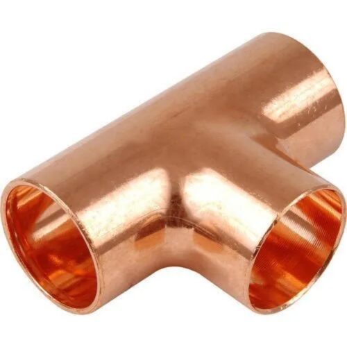 Copper Equal Tees 22 mm