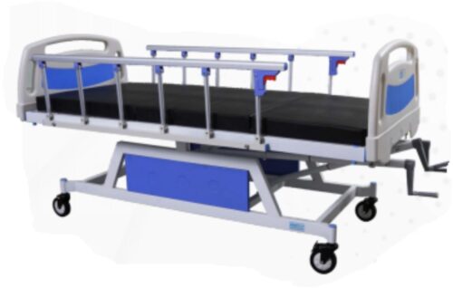 16286-23_image_0.jpg UNITECH STEEL US-IB-03 Manual Operated ICU Bed Metal 80 x 36 x 25 inch