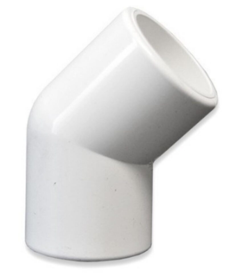 PVC Female 45 Degree Elbows 19 mm