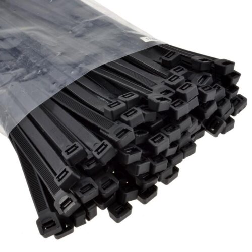 SLOCK Nylon 300 mm 4.8 mm Cable Ties Black