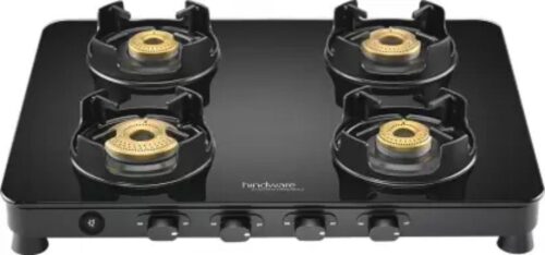 16353-596_image_0.jpg Hindware Alverio Black 4 Burners Glass Cooktop