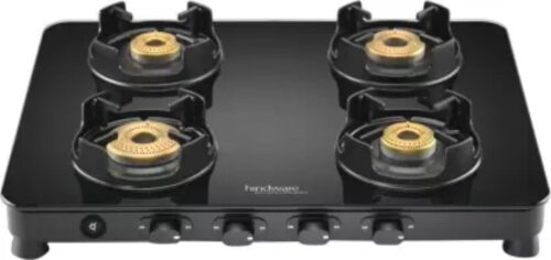 16353-597_image_0.jpg Hindware Alverio AI Black 4 Burners Glass Cooktop