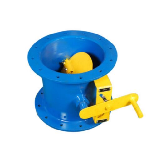 16357-455_image_0.jpg Industrial Dampers Butterfly Circular 1 Blade Galvanized Iron 6 x 2 inch
