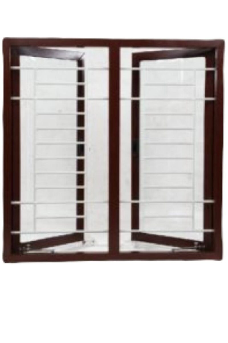 Double Leaf Stainless Steel Window Frame 500 x 1100 mm