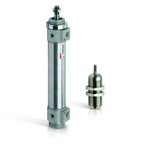 Camozzi 20 mm Compact Pneumatic Cylinder ESC10CK100 100 bar