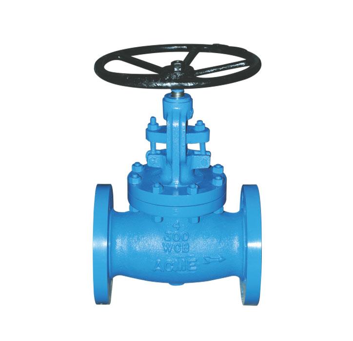 16396-1187_image_0.jpg Global DN 150 mm Manual Cast Steel Globe Valves Flanged