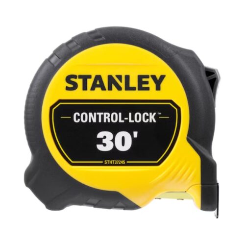 STANLEY 19 mm Steel Measuring Tapes 30 ft Yellow and Black