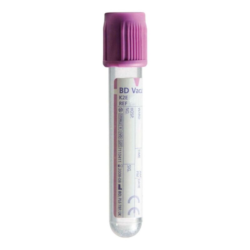Plastic 3 mL Blood Collection Tube Transparent