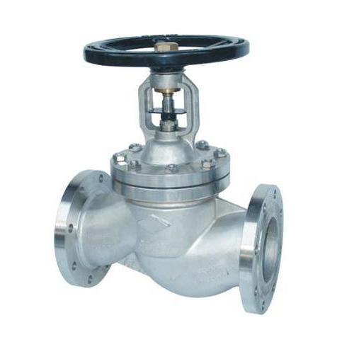 Sige DN 125 mm Manual Stainless Steel Globe Valves Flanged