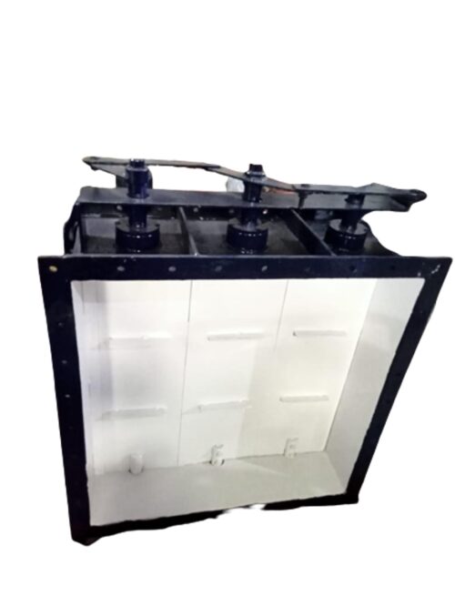 OMEGA Industrial Dampers Multi Louvre Rectangular 4 Blades Steel 16 x 8 inch