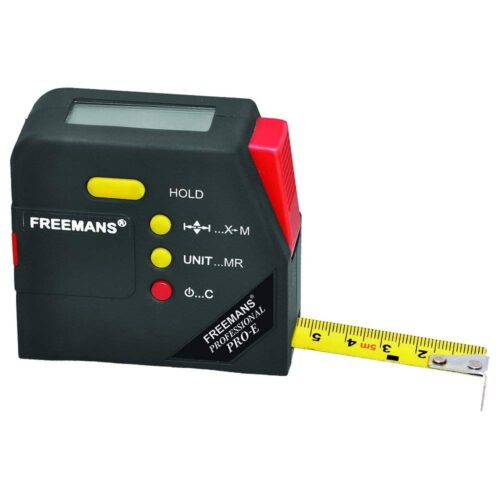 FREEMANS 19 mm ABS Plastic and Steel Measuring Tapes PROE 5 m Black