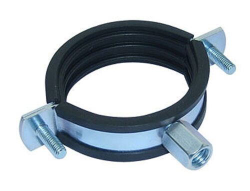 Airavat Exim 15 mm Galvanized Iron Split Clamp With Rubber Lining Clamps