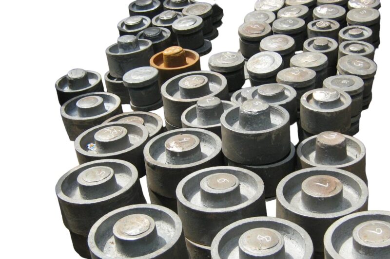CASTER'S Alloy Steel Cast Wheel IS 1030 Grade 280 - 520 W Dia 150 x 95 mm