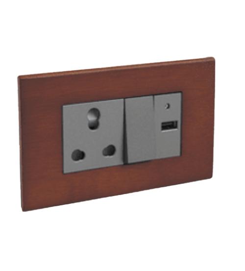 16735-4617_image_0.jpg Wipro R0110 Switch Socket Combined Box 6 A