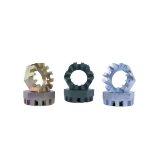 16735-5361_image_0.jpg New Star Slotted Round Nut M10 - M72 Grade-12.9 ASTM A193 B7