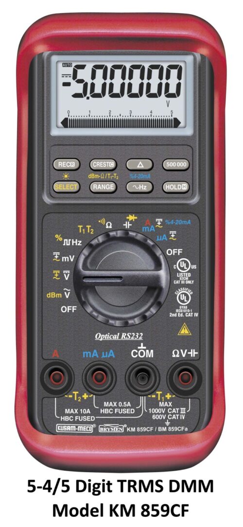 KUSAM-MECO KM859CF Multimeter LCD