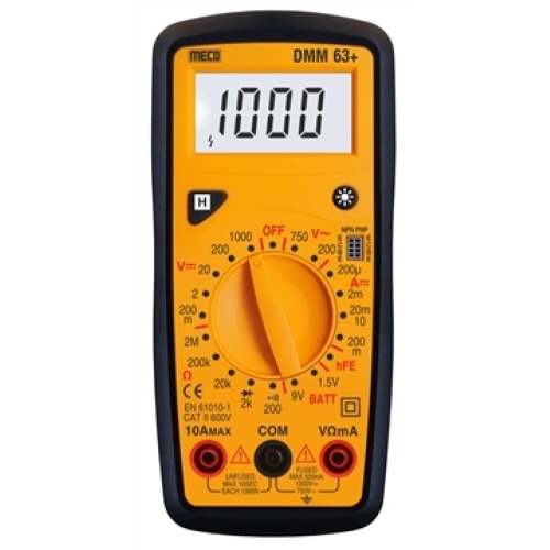 DMM 63+ Multimeter LCD