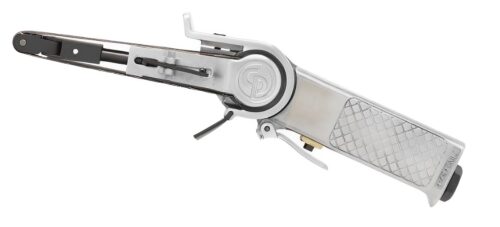 16747-273_image_0.jpg Chicago Pneumatic 275 mm Pneumatic Belt Sander CP858 311 LPM 18000 rpm