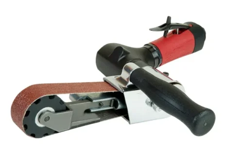16753-2705_image_0.webp Chicago Pneumatic 340 mm Pneumatic Belt Sander CP5080-5220H18 384 LPM 22000 rpm