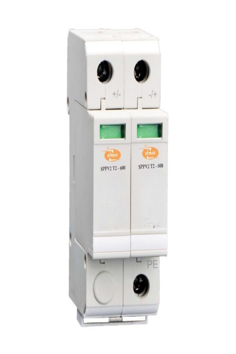 16816-14456_image_0.jpg Elmex Solar Power Plant Surge Protection Device 65 kA SPPV2T2-600