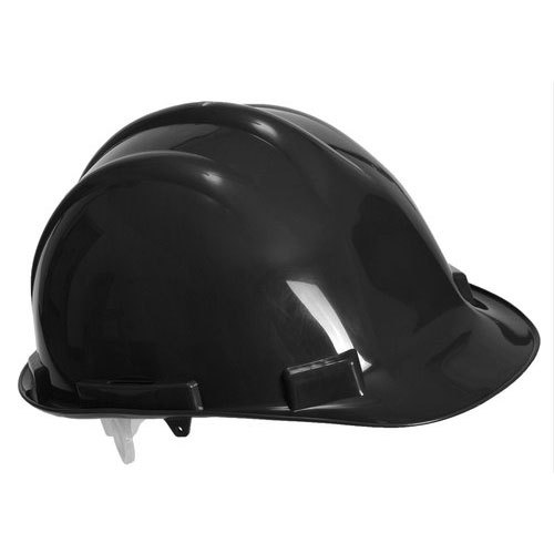 Ador HDPE Black Air Ventilated Safety Helmets