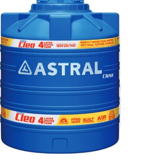 ASTRAL Cleo Plastic Water Tanks 1000 L Blue