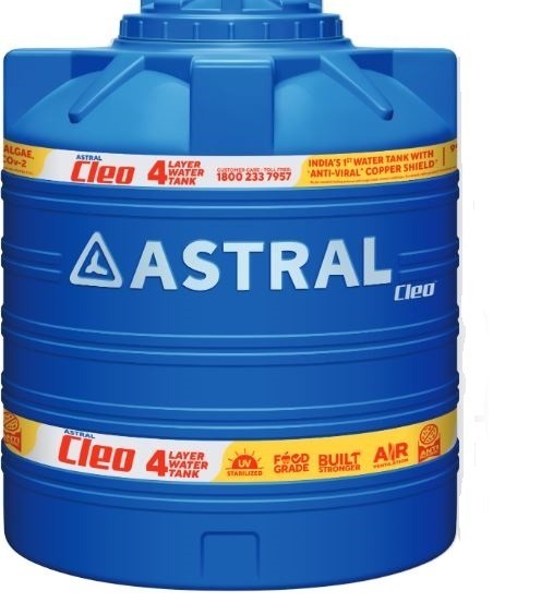 ASTRAL Cleo Plastic Water Tanks 1500 L Blue