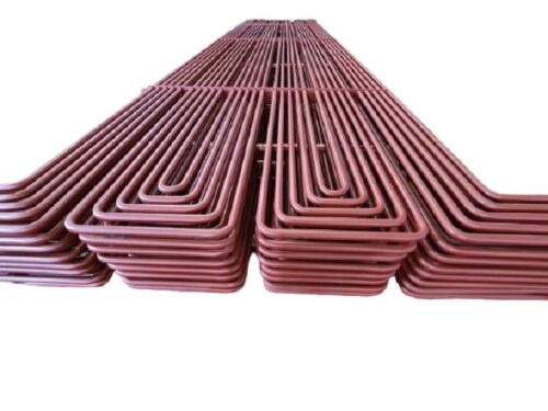 Bend Joints Economiser Reheater Heat Exchanger Coil 500 mW 14 m 50
