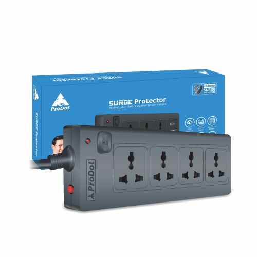 ProDot Spike and Surge Guard 4 Universal 1.5 m Extension Board