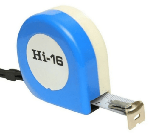 16 mm Plastic Measuring Tapes Hi-16 3 m White and Blue