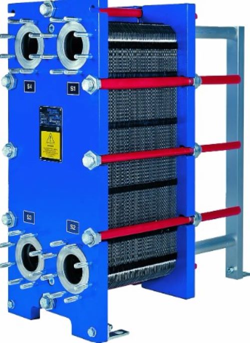 16912-7479_image_0.jpg Rajwad 350 mm Plate Heat Exchangers M10 5 m2 10 m3