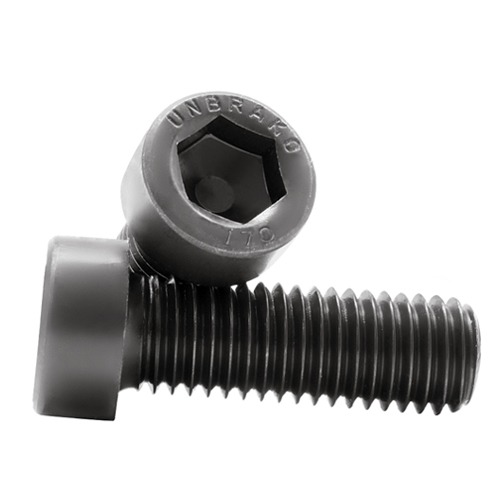 Unbrako M10 Allen Hex Socket Head Bolt 12.9 ISO 4762 Plain black
